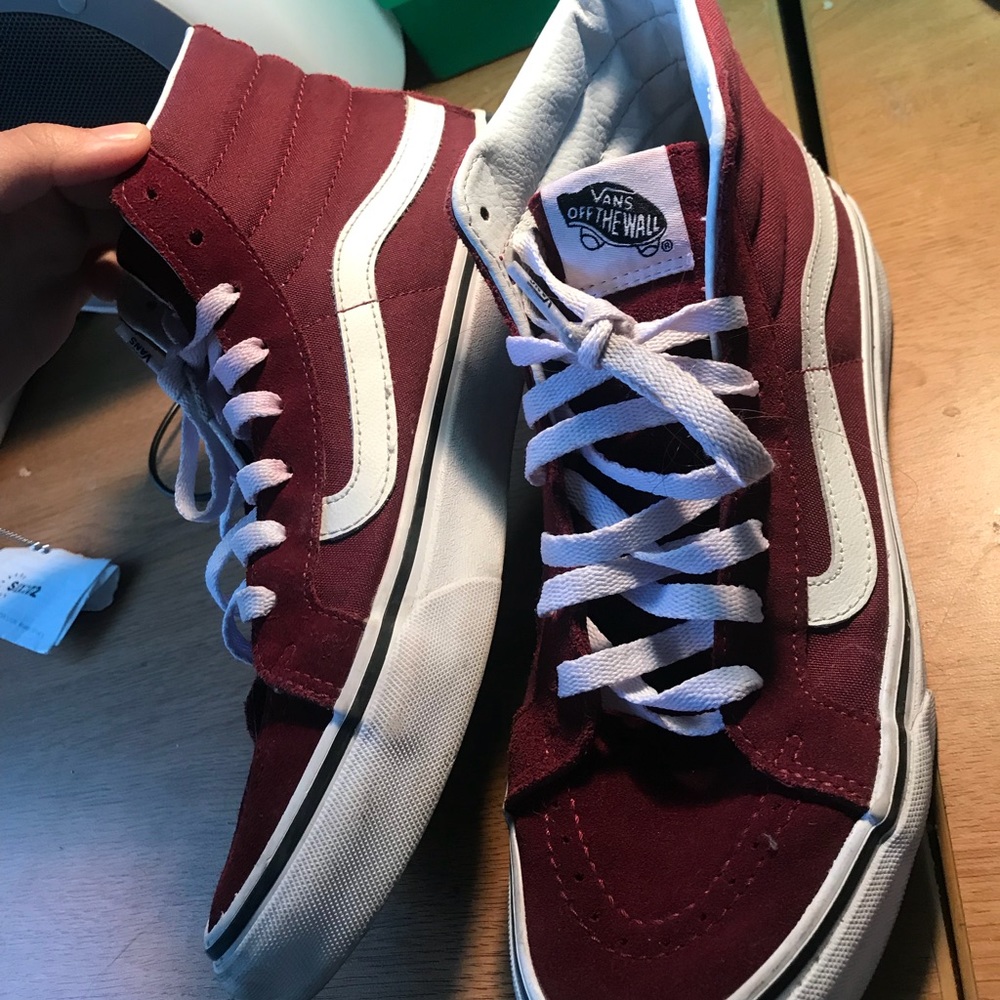 Vans Old School High Top, Burgundy Red